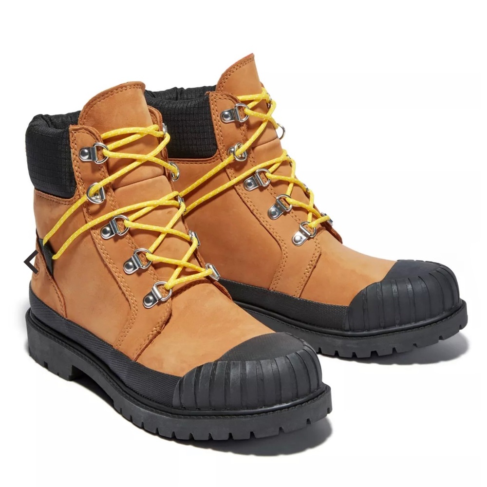 TIMBERLAND HERITAGE RUBBER-TOE BOOT FOR WOMEN IN YELLOW - Picture 4 of 9